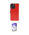 ieg™ iPhone 16 Pro Max Kılıf Siluet Işık Serisi - Siyah Bilvis 5in1 3D Magic Cam Ekran Koruyucu