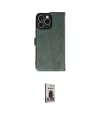 ieg™ iPhone 16 Pro Max Kılıf Siluet Işık Serisi - Siyah Bilvis Hayalet Cam Ekran Koruyucu