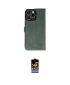 ieg™ iPhone 16 Pro Max Kılıf Siluet Işık Serisi - Siyah Buffer Hayalet Cam Ekran Koruyucu