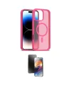 ieg™ iPhone 16 Pro Max Kılıf Siluet Minimal Prime - Siyah 3D Antistatik Mat Seramik Nano Ekran Koruyucu
