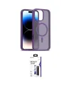 ieg™ iPhone 16 Pro Max Kılıf Siluet Minimal Prime - Siyah Bilvis 3X AR Hayalet Cam Ekran Koruyucu