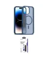 ieg™ iPhone 16 Pro Max Kılıf Siluet Minimal Prime - Siyah Bilvis 3X AR Hayalet Cam Ekran Koruyucu