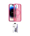 ieg™ iPhone 16 Pro Max Kılıf Siluet Minimal Prime - Siyah Bilvis 3X AR Hayalet Cam Ekran Koruyucu