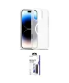 ieg™ iPhone 16 Pro Max Kılıf Siluet Minimal Prime - Siyah Bilvis 3X AR Hayalet Cam Ekran Koruyucu
