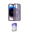 ieg™ iPhone 16 Pro Max Kılıf Siluet Minimal Prime - Siyah Bilvis 5in1 3D Magic Cam Ekran Koruyucu