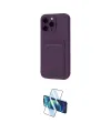 ieg™ iPhone 16 Pro Max Kılıf Vadi Çizgi Prime - Siyah 3D Antistatik Cam Ekran Koruyucu