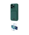 ieg™ iPhone 16 Pro Max Kılıf Vadi Çizgi Prime - Siyah 3D Antistatik Cam Ekran Koruyucu
