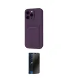 ieg™ iPhone 16 Pro Max Kılıf Vadi Çizgi Prime - Siyah 3D Antistatik Hayalet Cam Ekran Koruyucu
