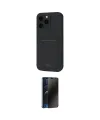 ieg™ iPhone 16 Pro Max Kılıf Vadi Çizgi Prime - Siyah 3D Antistatik Hayalet Cam Ekran Koruyucu