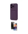 ieg™ iPhone 16 Pro Max Kılıf Vadi Çizgi Prime - Siyah 3D Antistatik Mat Seramik Nano Ekran Koruyucu