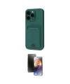 ieg™ iPhone 16 Pro Max Kılıf Vadi Çizgi Prime - Siyah 3D Antistatik Mat Seramik Nano Ekran Koruyucu