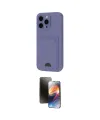 ieg™ iPhone 16 Pro Max Kılıf Vadi Çizgi Prime - Siyah 3D Antistatik Mat Seramik Nano Ekran Koruyucu
