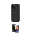 ieg™ iPhone 16 Pro Max Kılıf Vadi Çizgi Prime - Siyah 3D Antistatik Mat Seramik Nano Ekran Koruyucu