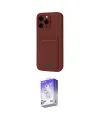 ieg™ iPhone 16 Pro Max Kılıf Vadi Çizgi Prime - Siyah Bilvis 5in1 3D Magic Cam Ekran Koruyucu