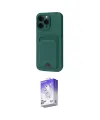 ieg™ iPhone 16 Pro Max Kılıf Vadi Çizgi Prime - Siyah Bilvis 5in1 3D Magic Cam Ekran Koruyucu