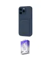 ieg™ iPhone 16 Pro Max Kılıf Vadi Çizgi Prime - Siyah Bilvis 5in1 3D Magic Cam Ekran Koruyucu