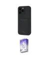 ieg™ iPhone 16 Pro Max Kılıf Vadi Çizgi Prime - Siyah Bilvis 5in1 3D Magic Cam Ekran Koruyucu