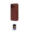 ieg™ iPhone 16 Pro Max Kılıf Vadi Çizgi Prime - Siyah Buffer Hayalet Cam Ekran Koruyucu