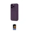 ieg™ iPhone 16 Pro Max Kılıf Vadi Çizgi Prime - Siyah Buffer Hayalet Cam Ekran Koruyucu