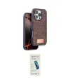 ieg™ iPhone 16 Pro Max Kılıf Vadi Klasik Serisi - Şeffaf Pasifik Cam Ekran Koruyucu