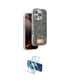 ieg™ iPhone 16 Pro Max Kılıf Vadi Klasik Serisi - Siyah 3D Antistatik Cam Ekran Koruyucu