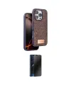 ieg™ iPhone 16 Pro Max Kılıf Vadi Klasik Serisi - Siyah 3D Antistatik Hayalet Cam Ekran Koruyucu