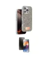ieg™ iPhone 16 Pro Max Kılıf Vadi Klasik Serisi - Siyah 3D Antistatik Mat Seramik Nano Ekran Koruyucu
