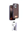 ieg™ iPhone 16 Pro Max Kılıf Vadi Klasik Serisi - Siyah Bilvis 3X AR Hayalet Cam Ekran Koruyucu
