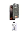 ieg™ iPhone 16 Pro Max Kılıf Vadi Klasik Serisi - Siyah Bilvis 3X AR Hayalet Cam Ekran Koruyucu