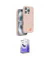 ieg™ iPhone 16 Pro Max Kılıf Vadi Klasik Serisi - Siyah Bilvis 5in1 5D Magic Hayalet Cam Ekran Koruyucu