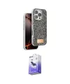 ieg™ iPhone 16 Pro Max Kılıf Vadi Klasik Serisi - Siyah Bilvis 5in1 5D Magic Hayalet Cam Ekran Koruyucu