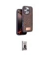 ieg™ iPhone 16 Pro Max Kılıf Vadi Klasik Serisi - Siyah Bilvis Hayalet Cam Ekran Koruyucu
