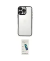 ieg™ iPhone 16 Pro Max Kılıf Vadi Minimal - Şeffaf Pasifik Cam Ekran Koruyucu