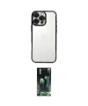 ieg™ iPhone 16 Pro Max Kılıf Vadi Minimal - Siyah 360 Mat Full Body Arka Koruyucu
