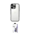 ieg™ iPhone 16 Pro Max Kılıf Vadi Minimal - Siyah Bilvis 3X AR Hayalet Cam Ekran Koruyucu