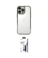 ieg™ iPhone 16 Pro Max Kılıf Vadi Minimal - Siyah Bilvis 3X AR Hayalet Cam Ekran Koruyucu