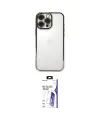 ieg™ iPhone 16 Pro Max Kılıf Vadi Minimal - Siyah Bilvis 3X AR HD Cam Ekran Koruyucu