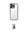 ieg™ iPhone 16 Pro Max Kılıf Vadi Minimal - Siyah Bilvis Hayalet Cam Ekran Koruyucu