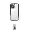 ieg™ iPhone 16 Pro Max Kılıf Vadi Minimal - Siyah Bilvis Hayalet Cam Ekran Koruyucu