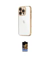 ieg™ iPhone 16 Pro Max Kılıf Vadi Minimal - Siyah Buffer Hayalet Cam Ekran Koruyucu