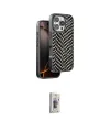 ieg™ iPhone 16 Pro Max Kılıf Vadi Özel Seri - Siyah Bilvis 3D Cam Ekran Koruyucu