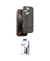 ieg™ iPhone 16 Pro Max Kılıf Vadi Özel Seri - Siyah Bilvis 3X AR Hayalet Cam Ekran Koruyucu