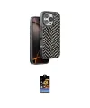 ieg™ iPhone 16 Pro Max Kılıf Vadi Özel Seri - Siyah Buffer Hayalet Cam Ekran Koruyucu