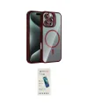 ieg™ iPhone 16 Pro Max Kılıf Yadigar Asil Koleksiyonu - Şeffaf Pasifik Cam Ekran Koruyucu
