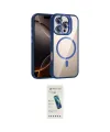ieg™ iPhone 16 Pro Max Kılıf Yadigar Asil Koleksiyonu - Şeffaf Pasifik Cam Ekran Koruyucu