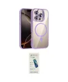 ieg™ iPhone 16 Pro Max Kılıf Yadigar Asil Koleksiyonu - Şeffaf Pasifik Cam Ekran Koruyucu