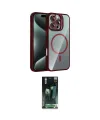 ieg™ iPhone 16 Pro Max Kılıf Yadigar Asil Koleksiyonu - Siyah 360 Mat Full Body Arka Koruyucu