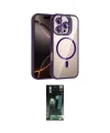 ieg™ iPhone 16 Pro Max Kılıf Yadigar Asil Koleksiyonu - Siyah 360 Mat Full Body Arka Koruyucu
