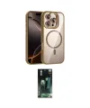 ieg™ iPhone 16 Pro Max Kılıf Yadigar Asil Koleksiyonu - Siyah 360 Mat Full Body Arka Koruyucu