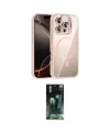 ieg™ iPhone 16 Pro Max Kılıf Yadigar Asil Koleksiyonu - Siyah 360 Mat Full Body Arka Koruyucu